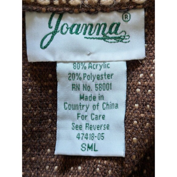 Joanna Tweed Blazer Women's M Vtg Plaid Woven Jacket Button 80s Dark Academia - Picture 10 of 12